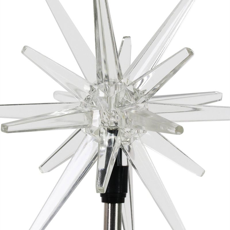 27.5" Acrylic Star Solar Stake - Exhart
