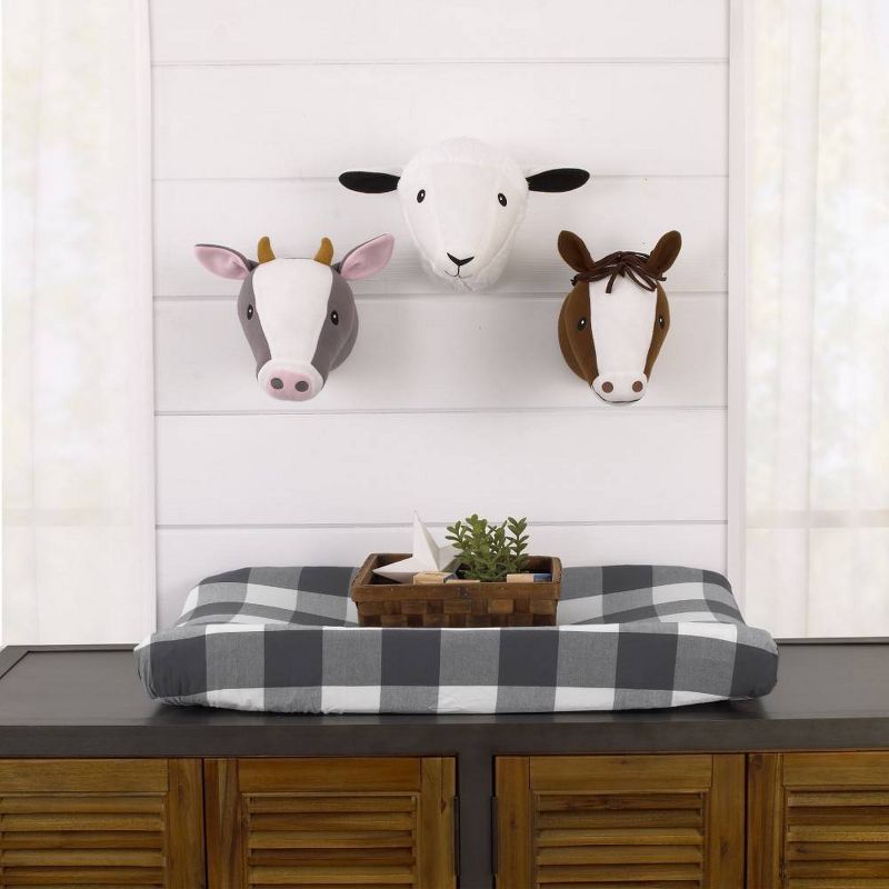 Little Love by NoJo Sheep Plush Head Wall Decor