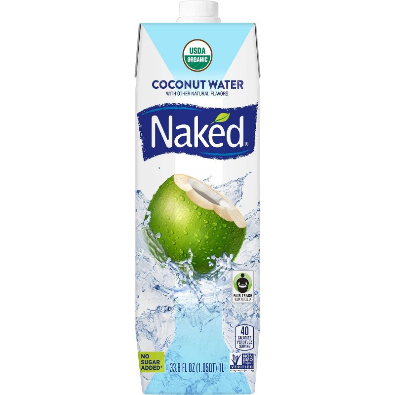 Naked Juice Organic Coconut Water - 33.8 fl oz Bottle