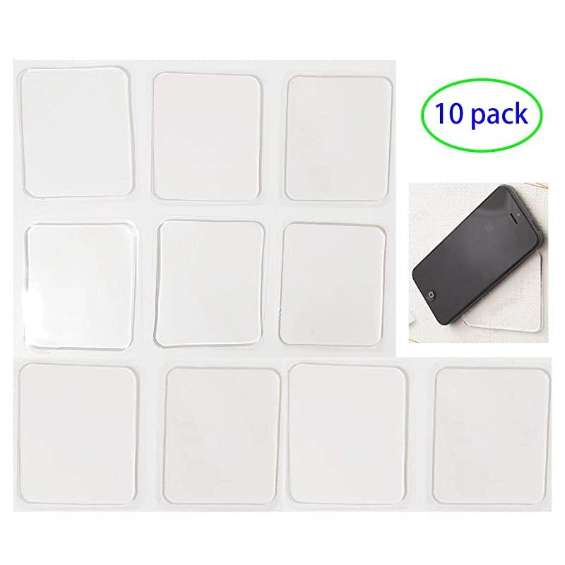 Super Sticky Gripping Pads Clear Removable and Washable NonSlip Mats Transparent AntiSlip Gel Pads Auto Gel Holders for CarHomeCell Phone Accessories