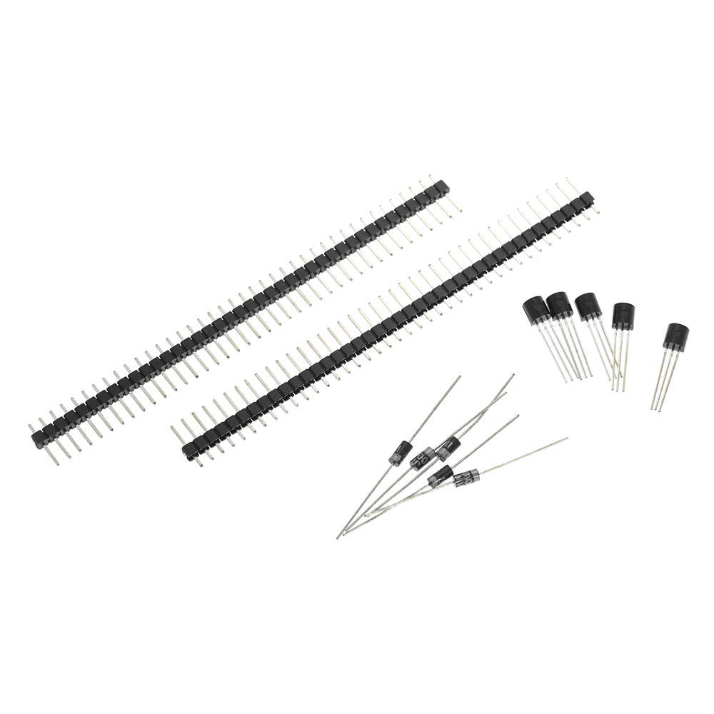 Upgraded Electronics Fun Kit for Arduino Raspberry Pi STM32 with Power Supply Module Jumper Wire Precision Potentiometer 830 Points Breadboard