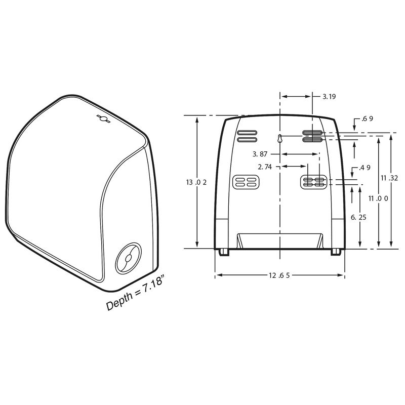 Scott MOD Slimroll Paper Towel Dispenser 47089