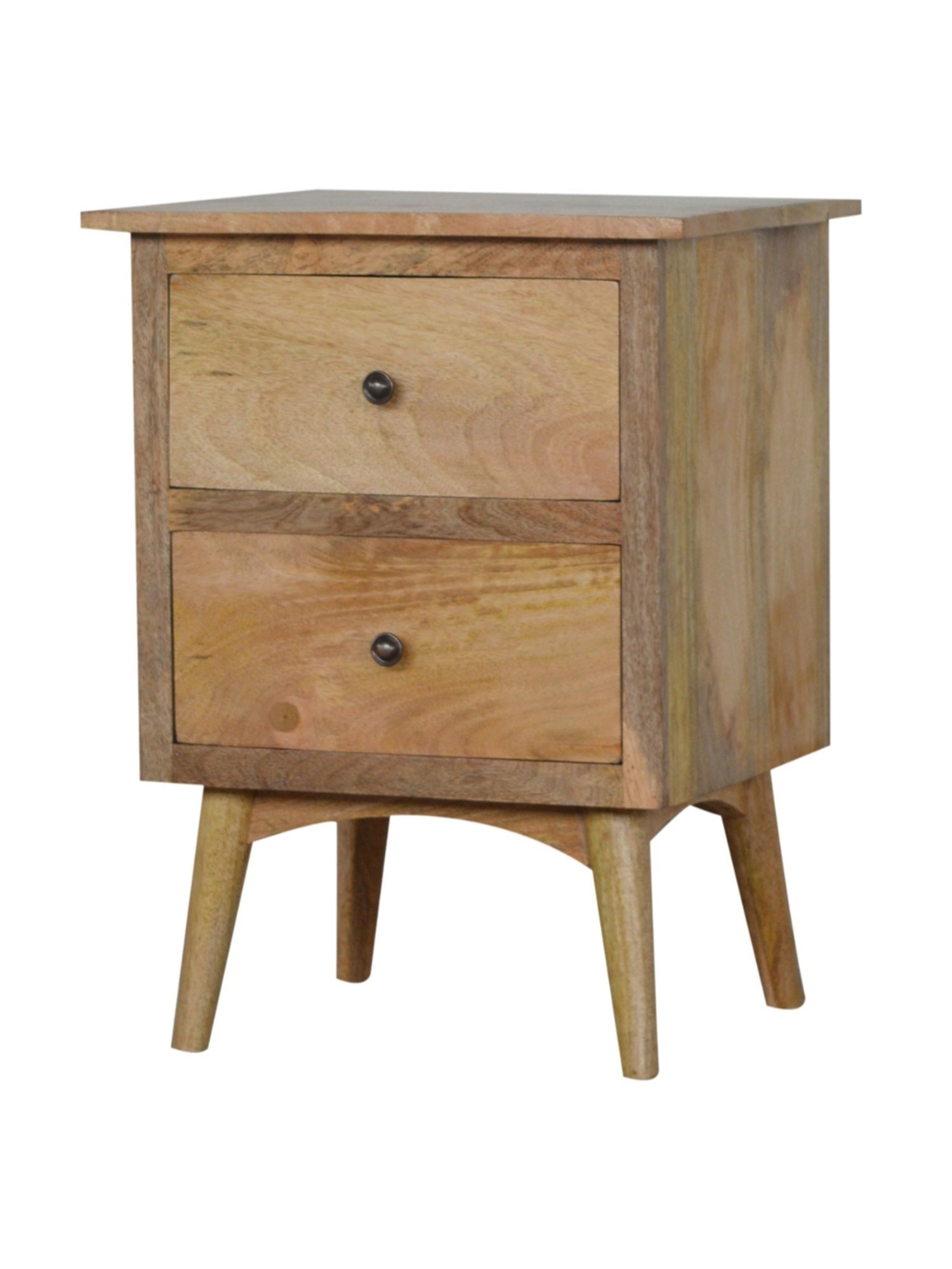 Sleepyhead Ally Teak Brown Sheesham Wood Bedside Table