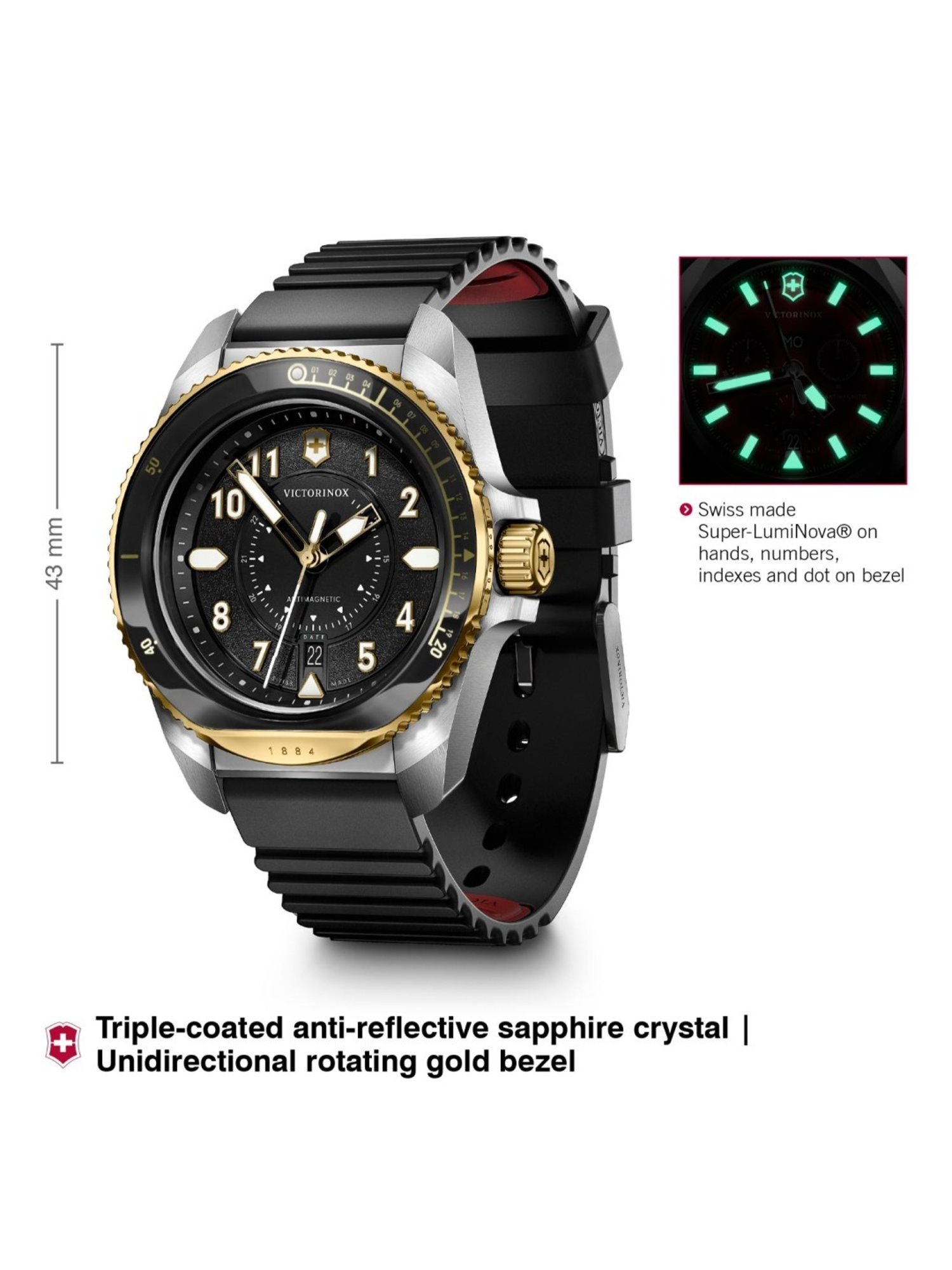 VICTORINOX V242014 Journey 1884 Analog Watch for Men