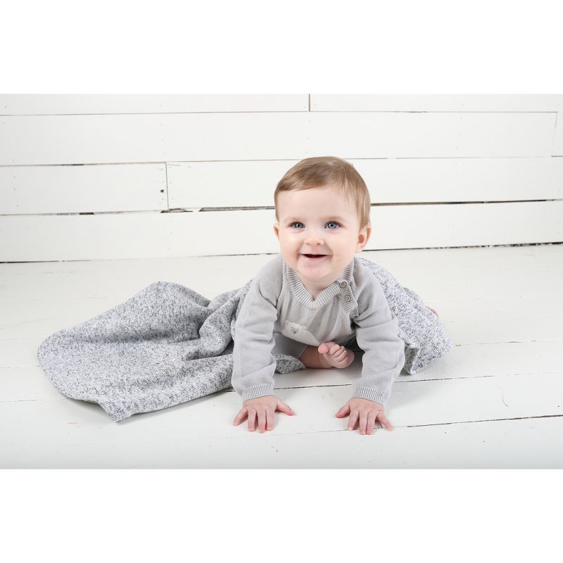 Trend Lab Sweatshirt Knit Baby Blanket - Gray