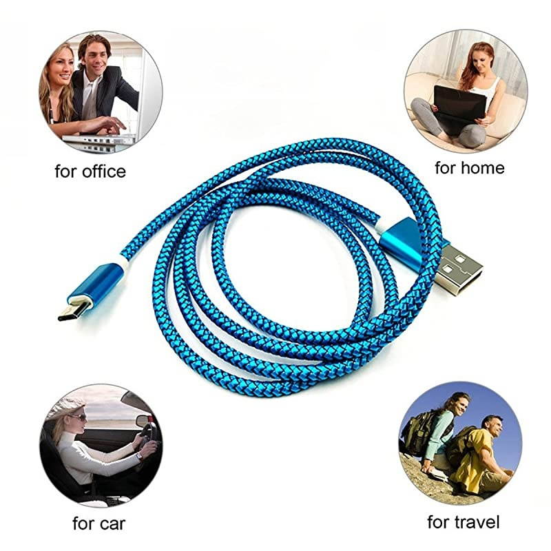 USB Cable Android 2pack 6FT USB Fast Quick Charger Cord for Samsung S7 S6 Edge Plus Note 54 Galaxy J7 J5 J3 Prime Star Pro Tablet Tab A 101 80 S 105 E 96 PS4 Xbox One Controller