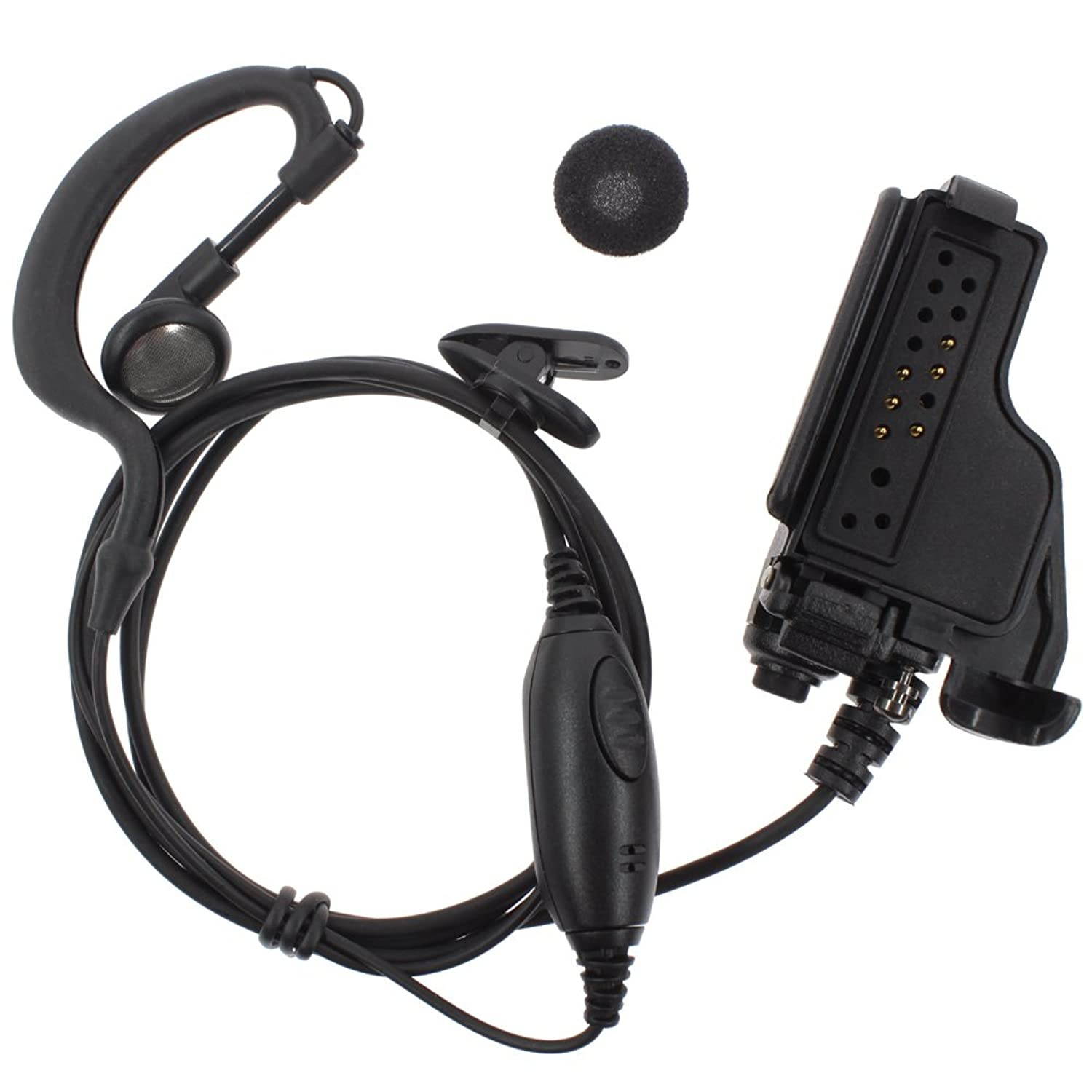 AOER PTT MIC Earpiece for Motorola Radio GP9000 GP1200 MTS2000 XTS3000 XTS3500 XTS5000 MT1500 MT2000