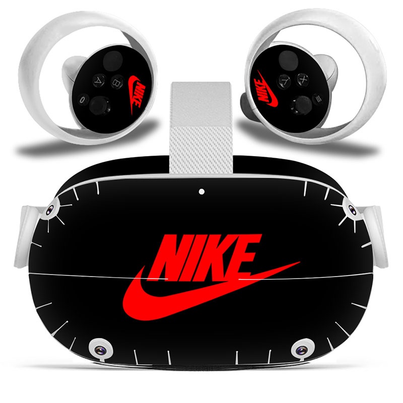 Amify Vinyl Skin Sticker for Oculus Quest 2 VR Headset Controller PVC Decals Cute Cartoon Wrap Cover for Oculus Quest 2 Accessories