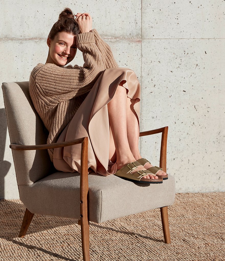 Birkenstock Women's Arizona Double Banded Buckle Slip-On Sandals