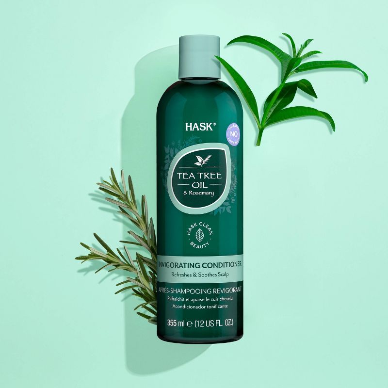 Hask Tea Tree & Rosemary Oil Scalp Care Conditioner - 12 fl oz