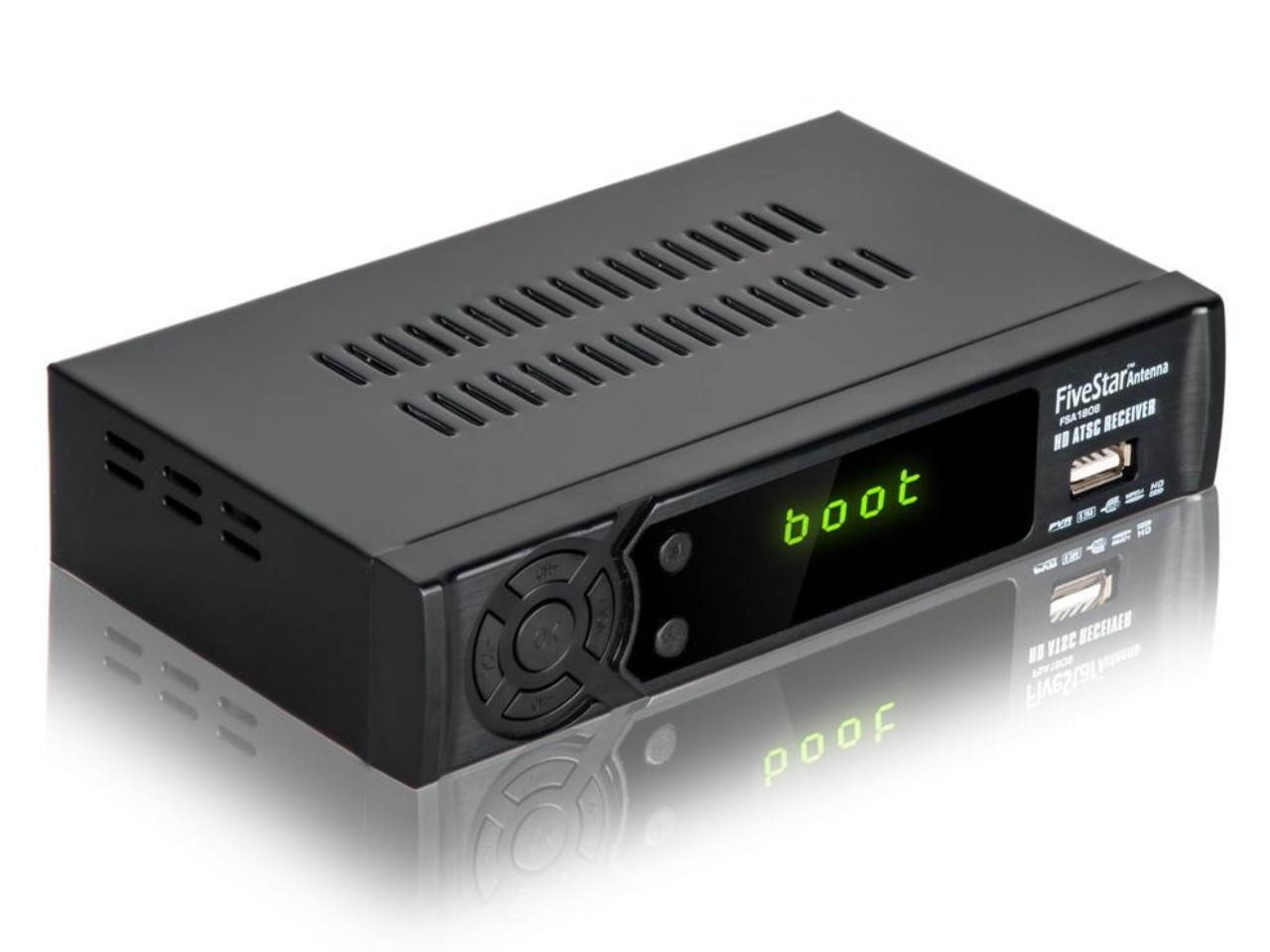 Five Star Digital-to-Analog Converter box, HDTV, 4KTV, From Analog TV to Digital TV, Digital Video Recorder, Recording Scheduled Program or Live Program, with Remote Control Easy Setup and Operation