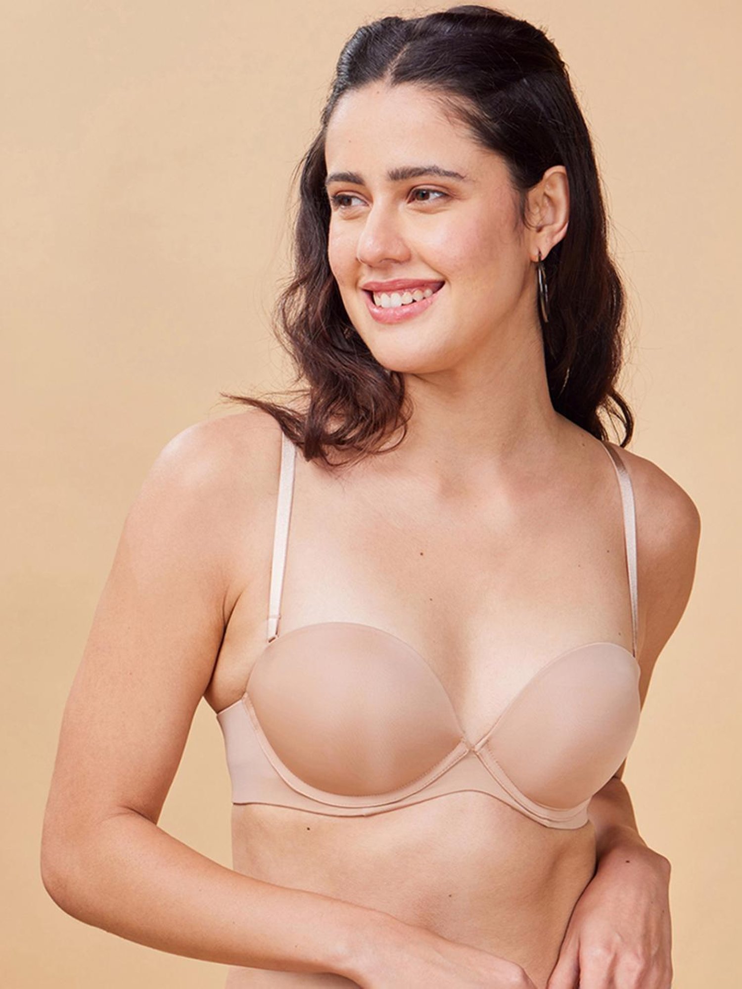 Enamor Sand Beige Push-up Bra
