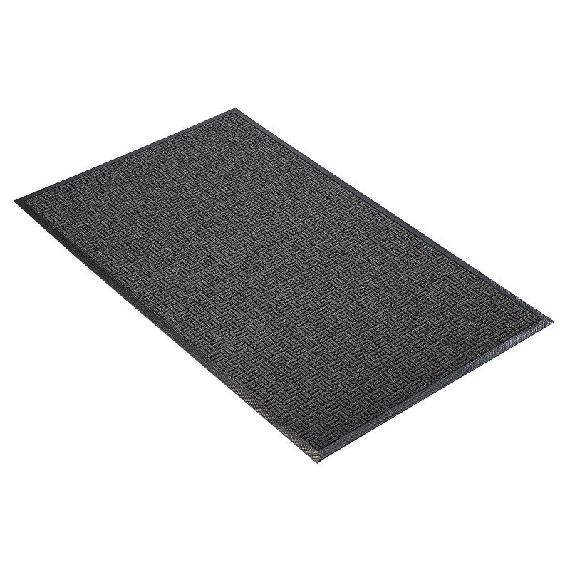 Charcoal Solid Doormat - (3'X4') - HomeTrax
