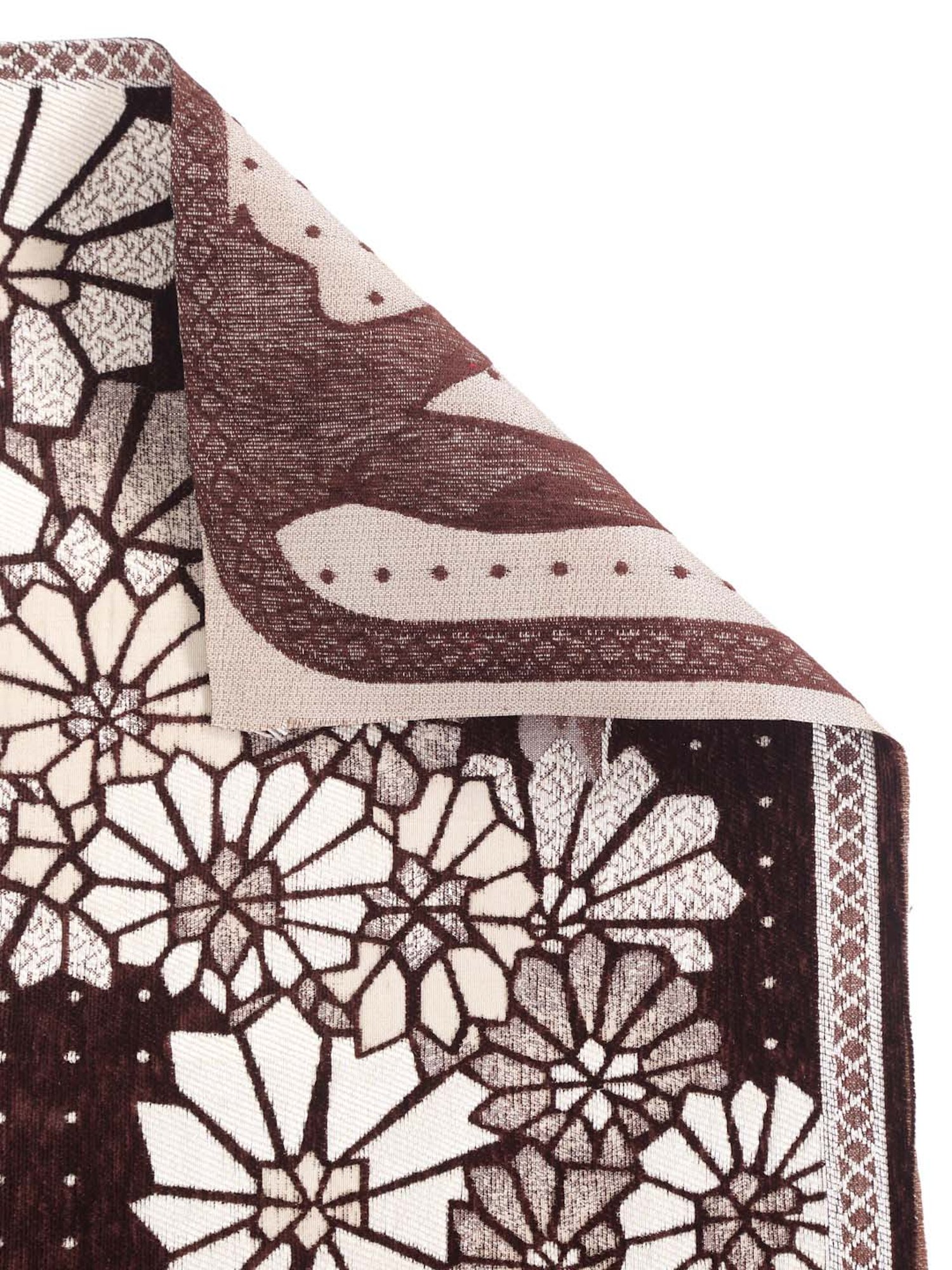 MODERN HOMES White Cotton Hand-Knotted Curtain Ropes - Set of 2