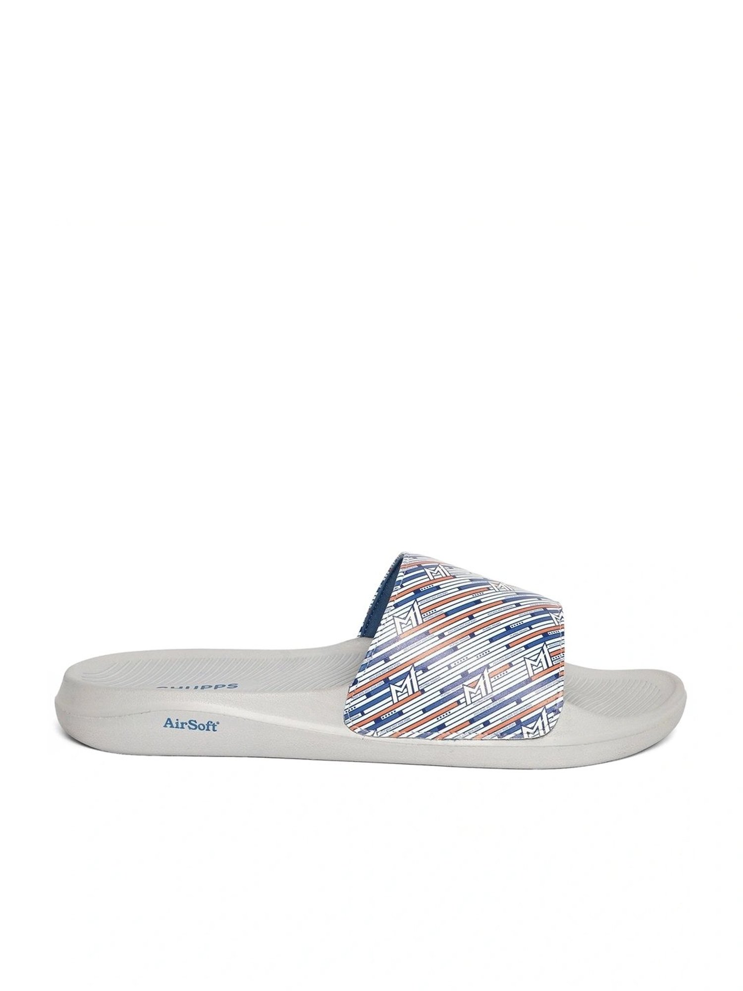 Chupps Men's Mumbai Indians White Slides
