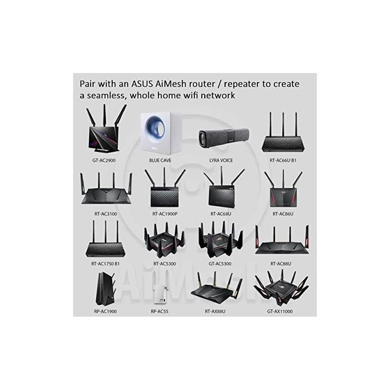 AC1900 WiFi Gaming Router (RT-AC68U) - Dual Band Gigabit Wireless Internet Router, Gaming & Streaming, AiMesh Compatible, Included Lifetime Internet Security, Adaptive QoS, Parental Control