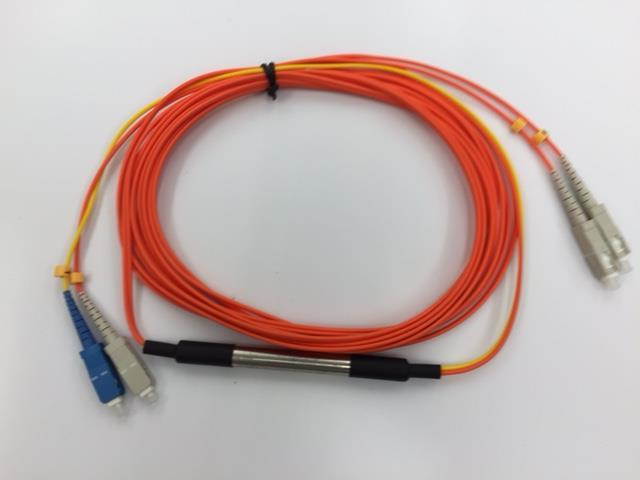 TINIFIBER ARMORED PLENUM CISCO CAB-GELX-625= MODE CONDITIONING SC-SC FIBER OPTIC CABLE