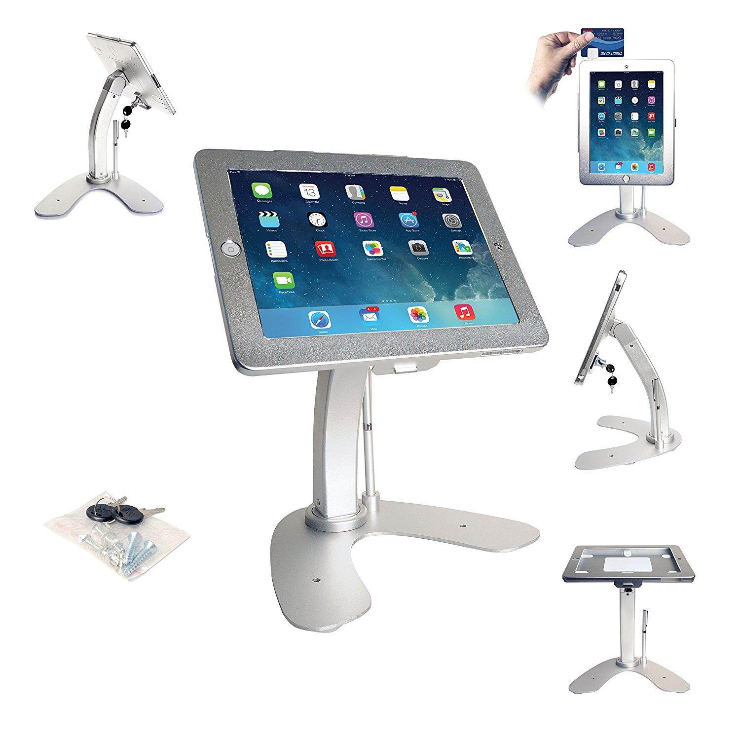 CTA Digital PAD-ASK Antitheft Security Kiosk Stand for iPad Air 2/iPad Air/iPad Gen 2-4