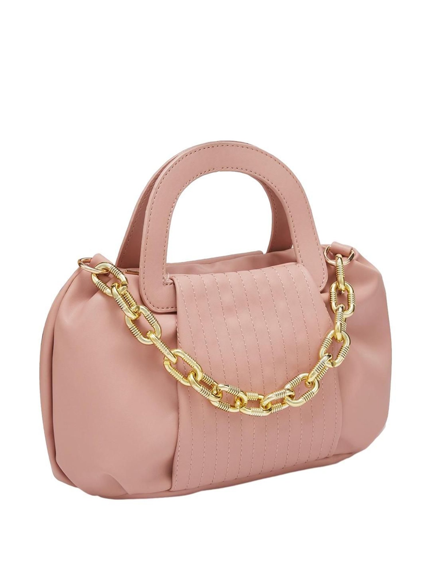 Globus Taupe Textured Medium Handbag