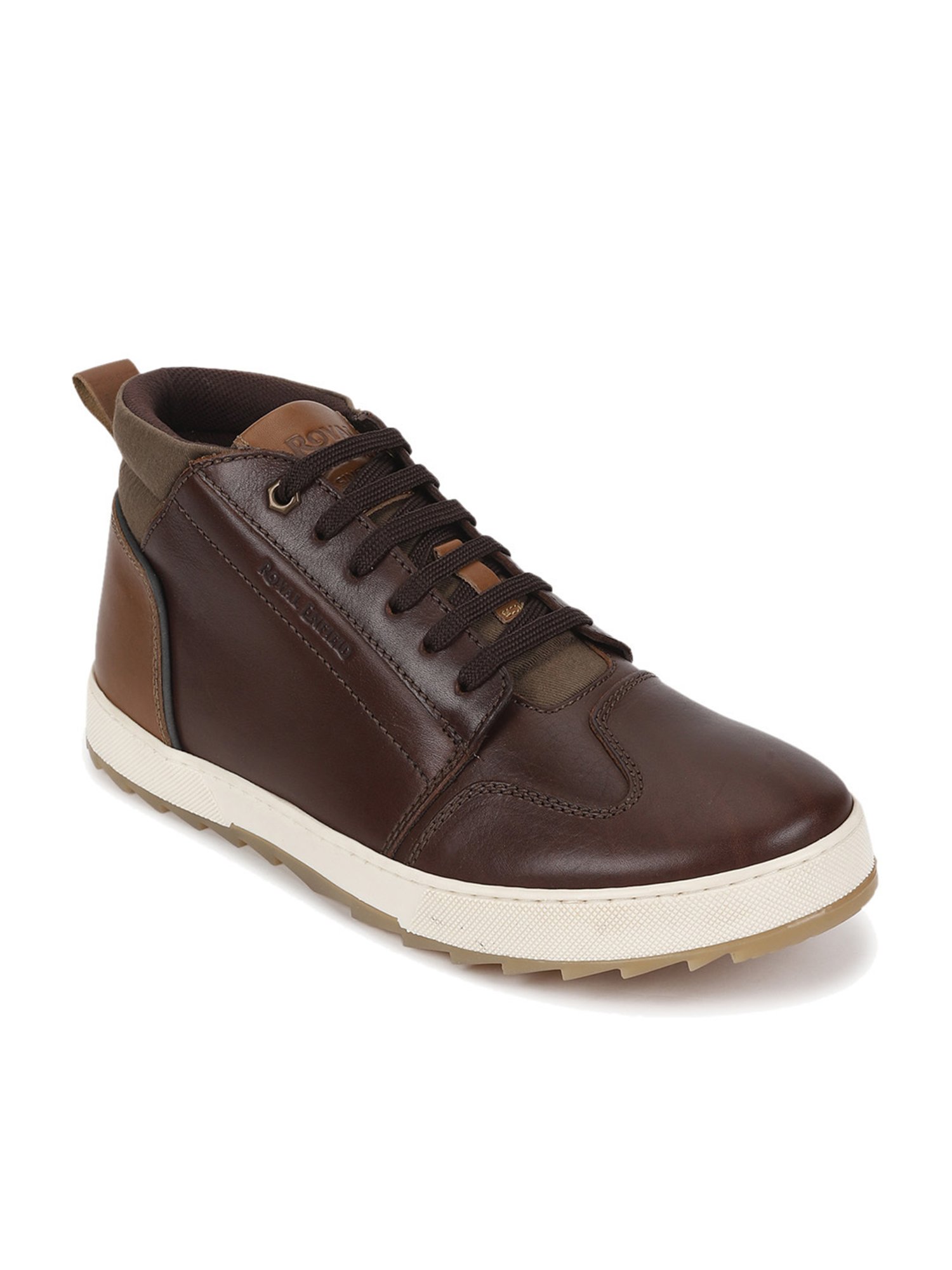 Royal Enfield Men's HANKER Brown Casual Sneakers