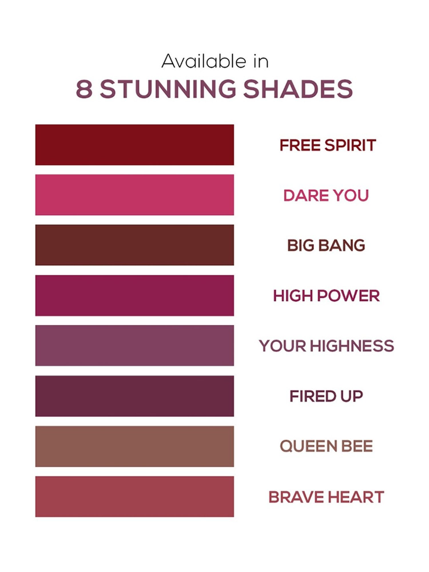 RENEE Stunner Matte Lipstick Your Highness - 4 gm