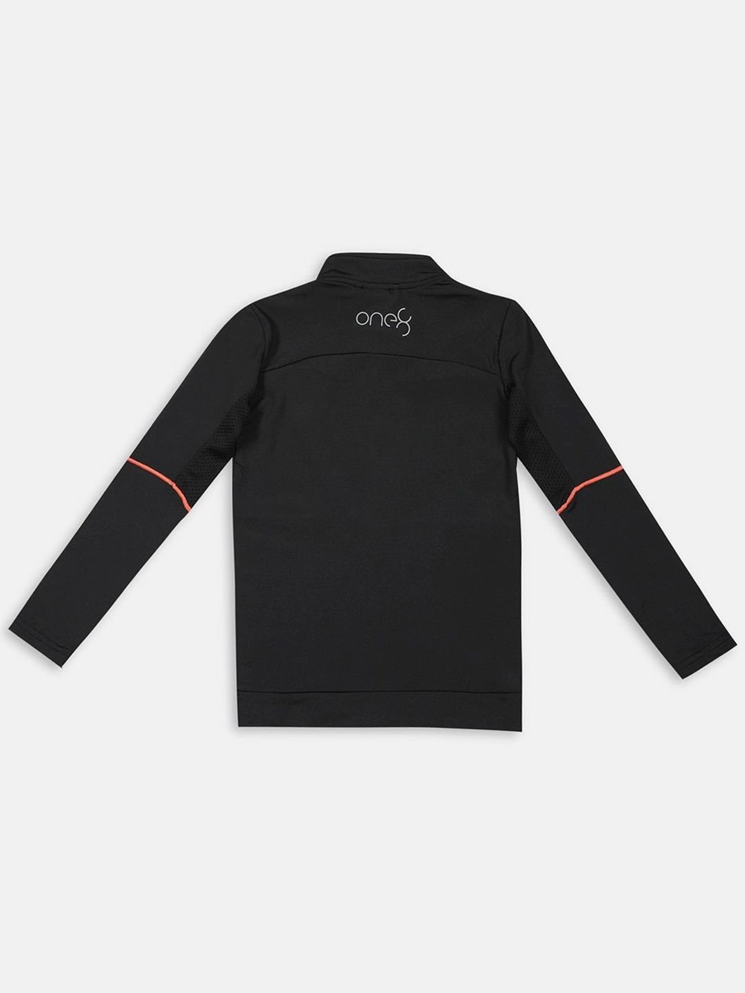 Puma Kids Black Regular Fit Full Sleeves Jacket