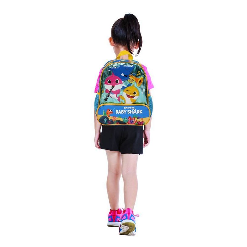 Baby Shark Sea Music Kids' 12" Backpack