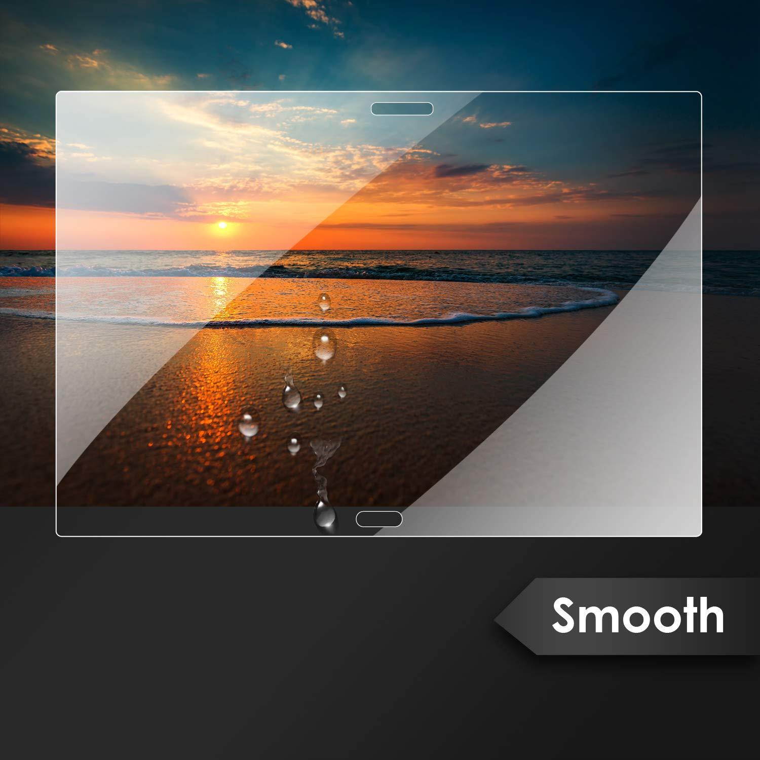 [2 Pack] Tempered Glass Screen Protector for Lenovo Tab 4 Plus 10"(NOT Lenovo Tab 4 10") DETUOSI Screen Protector for Lenovo Tab 4 10" Plus Anti Explosion Scratch Resist Bubble Free Function