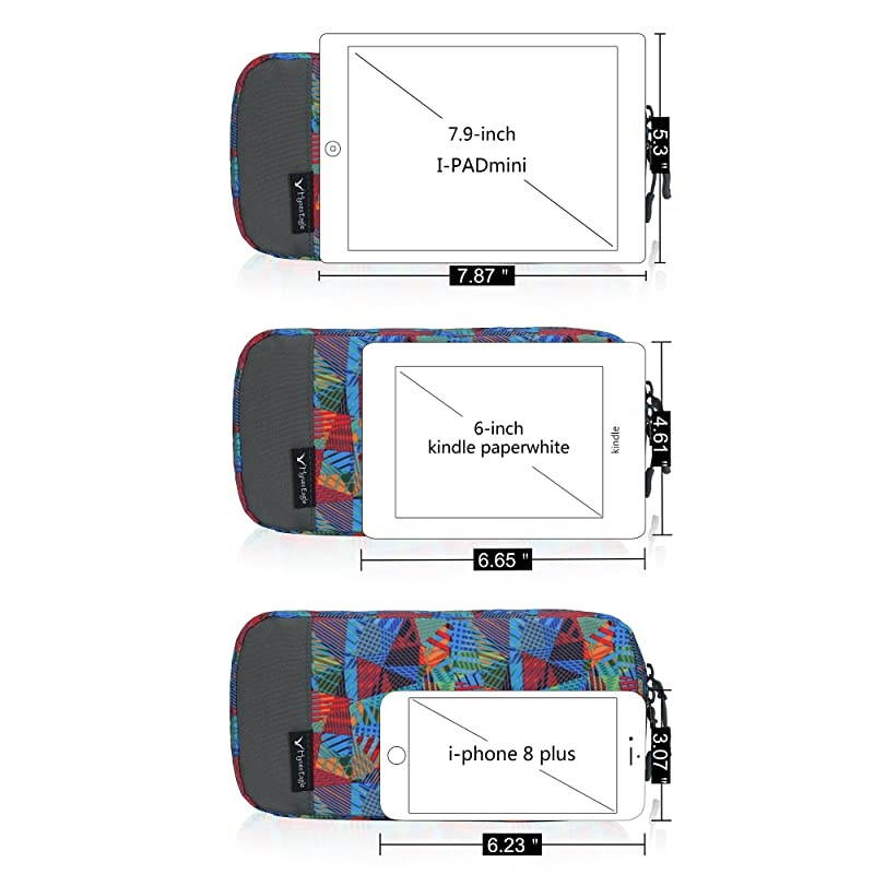 Cord Organizer Small Electronics Case Gadget Pouch Phone Accessories Storage Bag Geometry