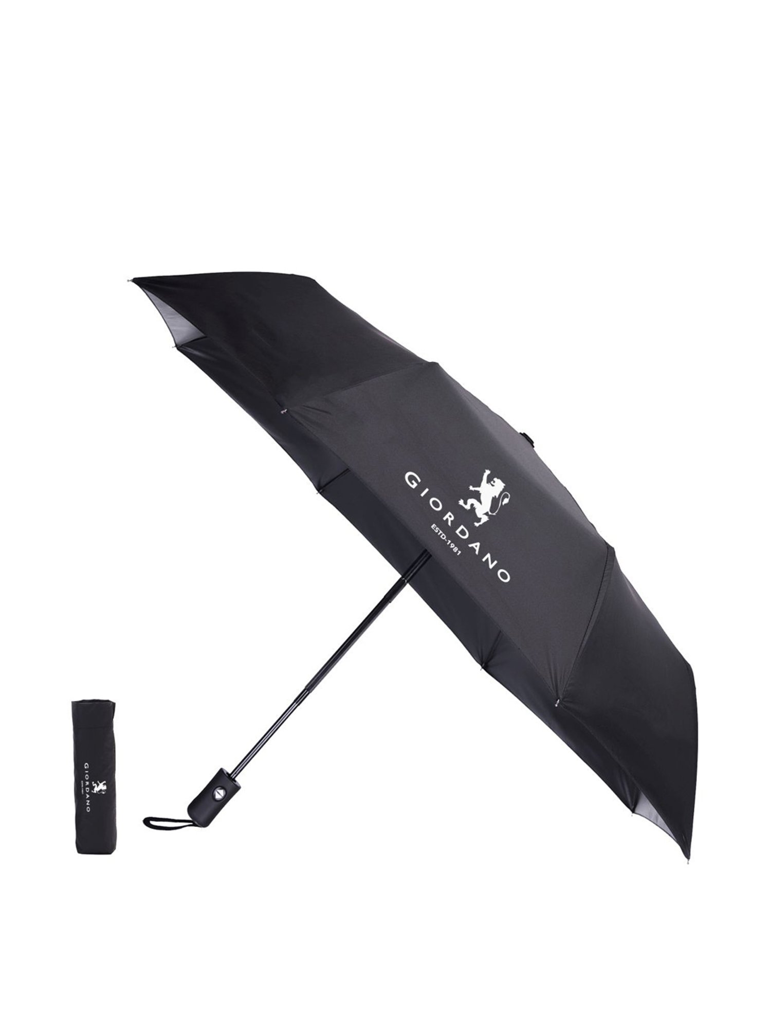 Giordano UV Protection Black Umbrella