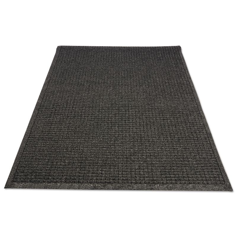 4'x6' Rectangle Solid Floor Mat Black - Guardian