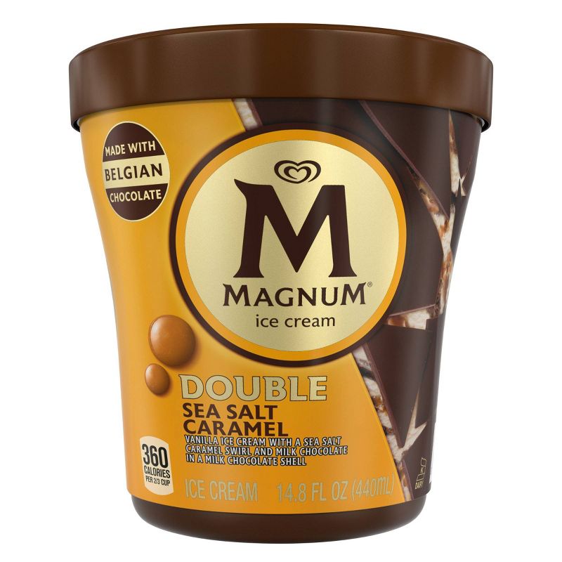 Magnum Tub Double Sea Salt Caramel Ice Cream - 14.8oz