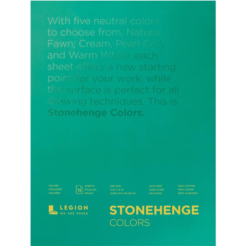 Stonehenge Aqua Block Coldpress Pad 9"X12" 10 Sheets/Pkg-White 300lb