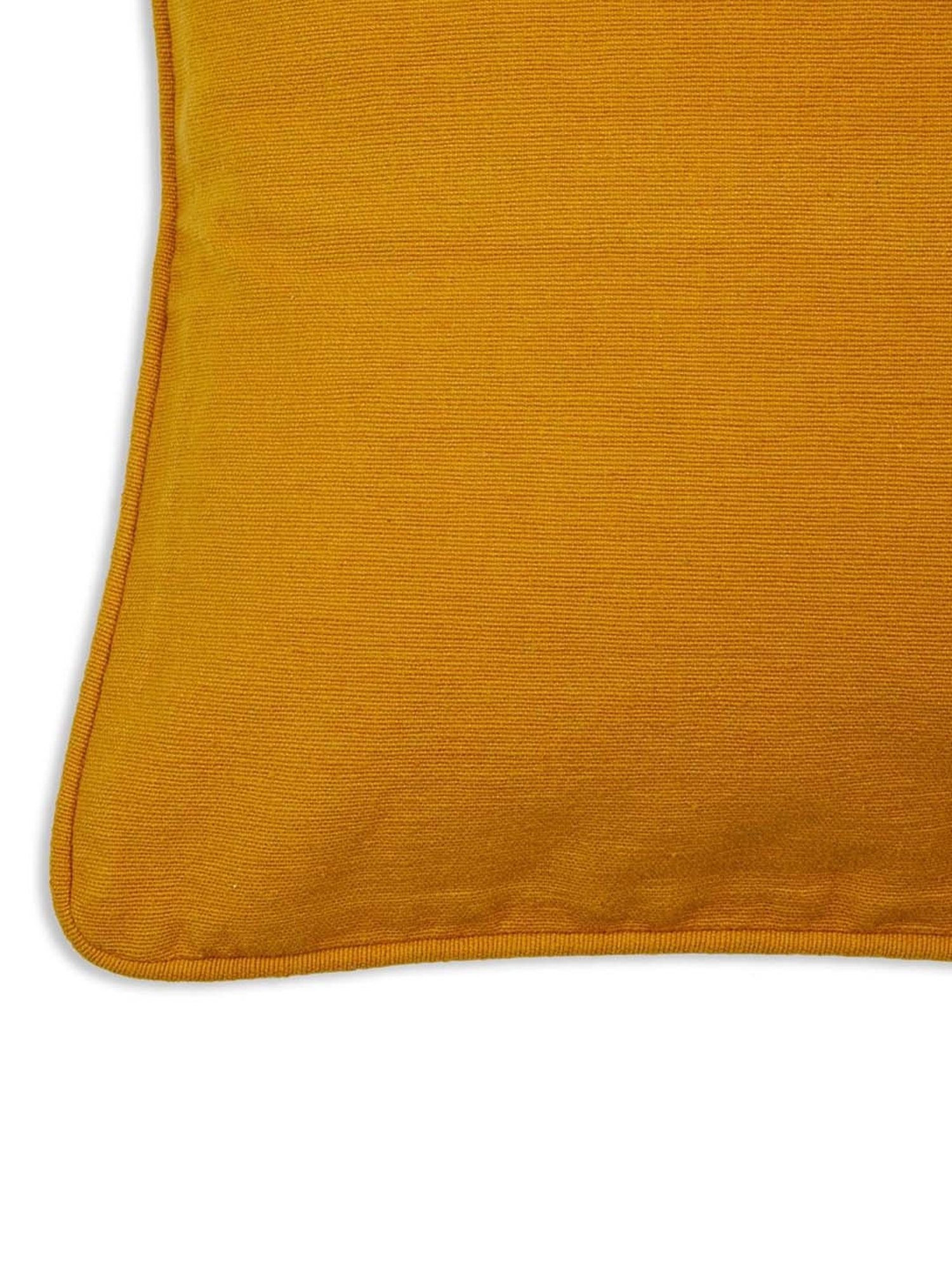 Fabindia Standalone Yellow Cotton Cushion Cover