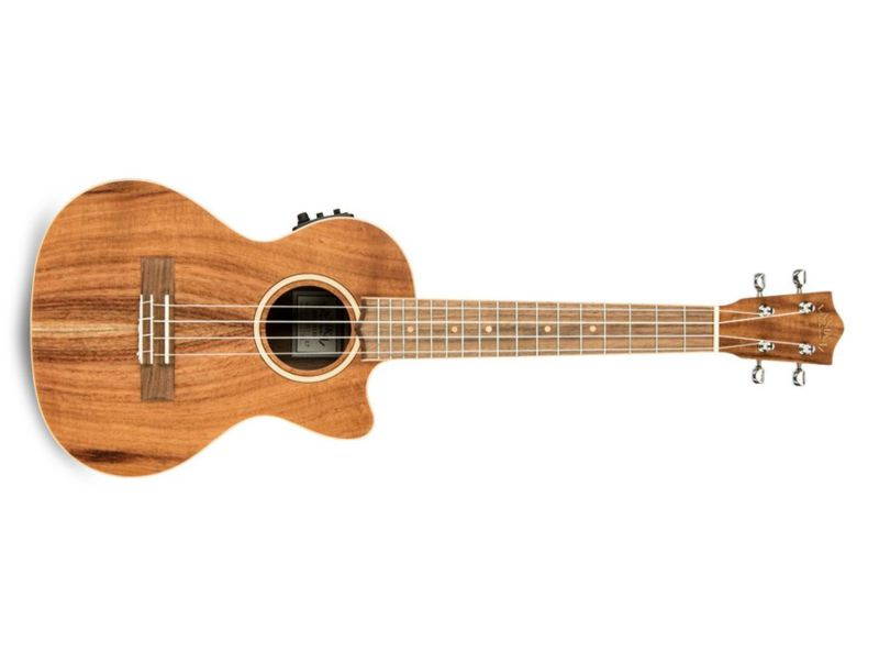 Lanikai ACST-CET Acacia Tenor with Kula Preamp A E Ukulele Natural