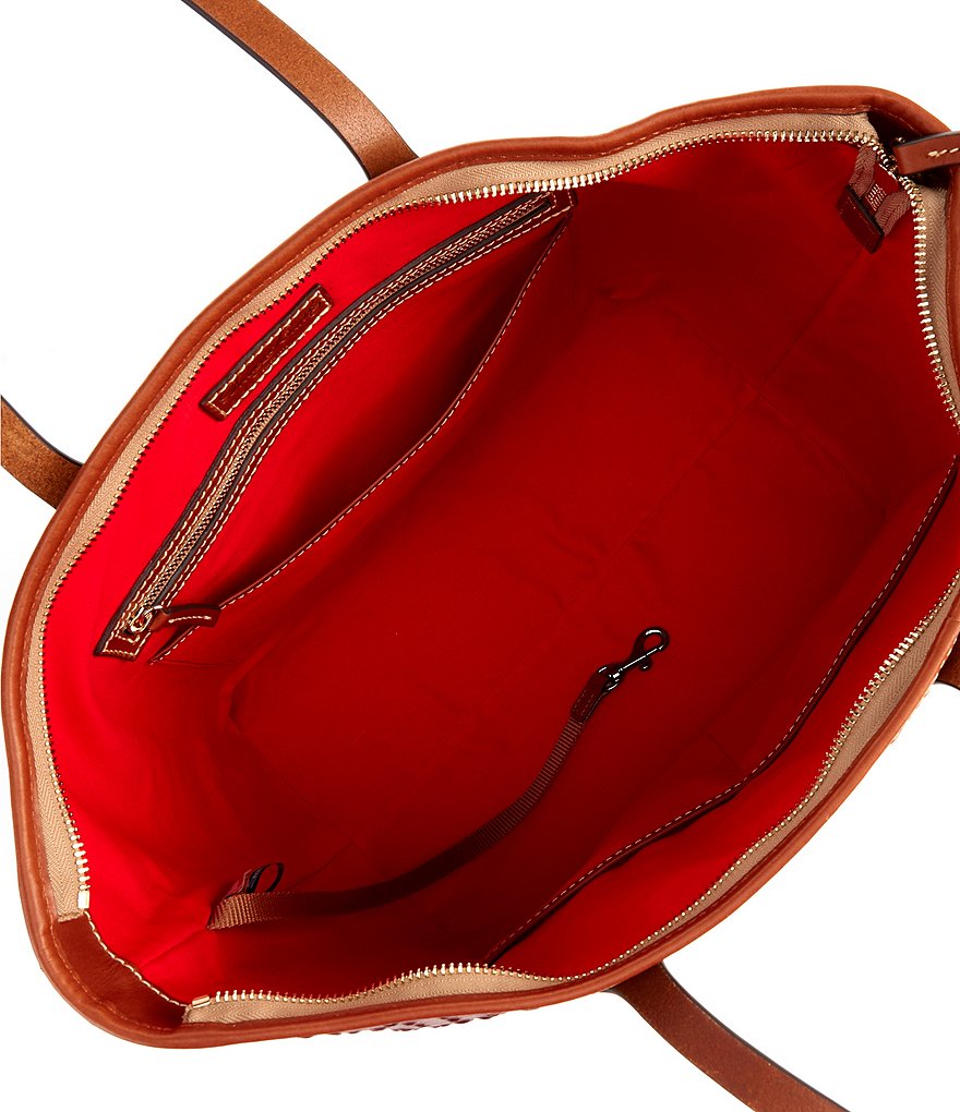 Dooney & Bourke Ostrich Collection Leather Tote Bag