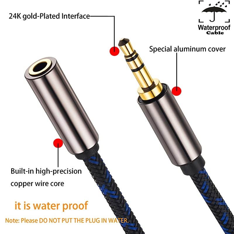 Comprehensive Cable MPS-2PP-10ST 10' Standard Series 3.5mm Stereo Mini Plug to 2 RCA Plugs Audio Cable