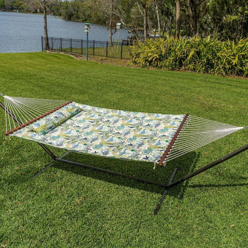Coronado Double Quilted Hammock Fish - Smart Living