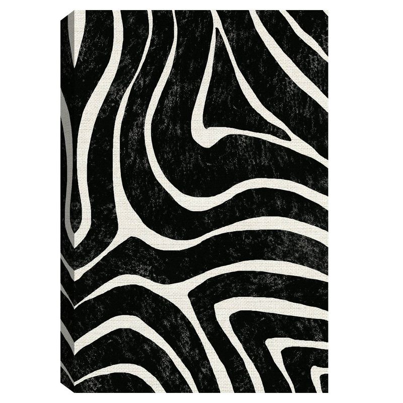 24" x 36" Lino Zebra Stripes by The Studio Art on Canvas - Fine Art Canvas