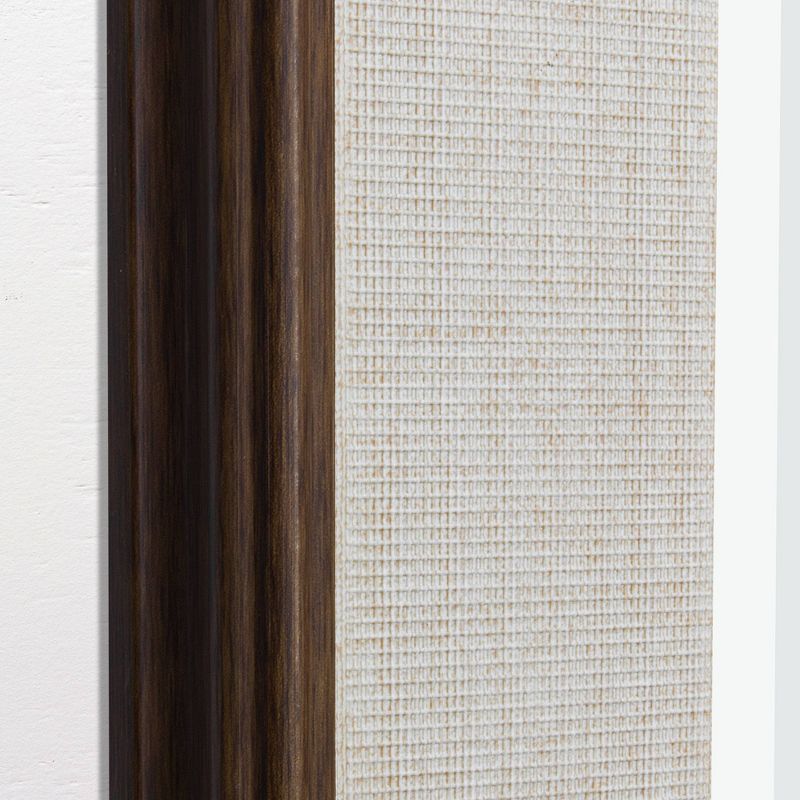 29.5" x 53.5" Two-Toned Frame Mirror Brown/Cream - Head West