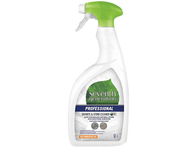 Seventh Generation 44725EA Granite and Stone Cleaner, Mandarin Orange Scent, 32 oz. Bottle
