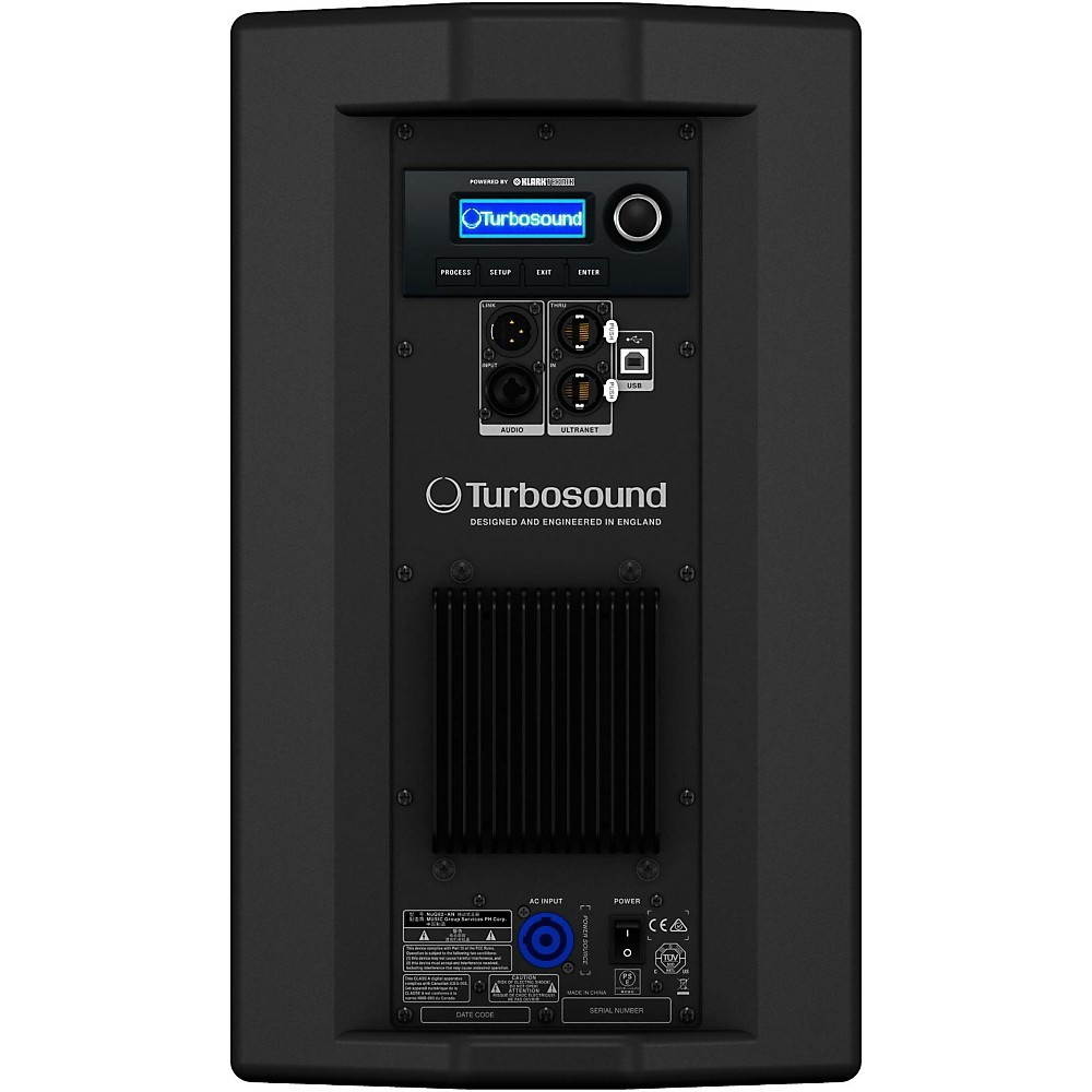 Turbosound NuQ82-AN 2-Way 8" Full Range Powered Loudspeaker