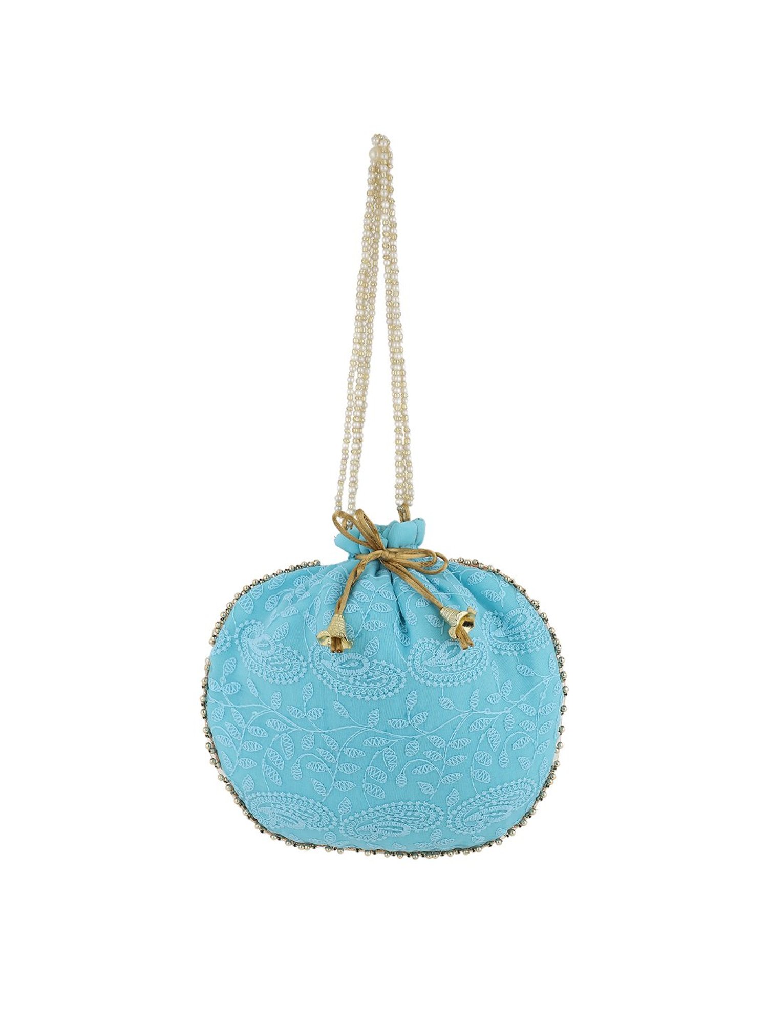 Aditi Wasan Blue Printed Potli