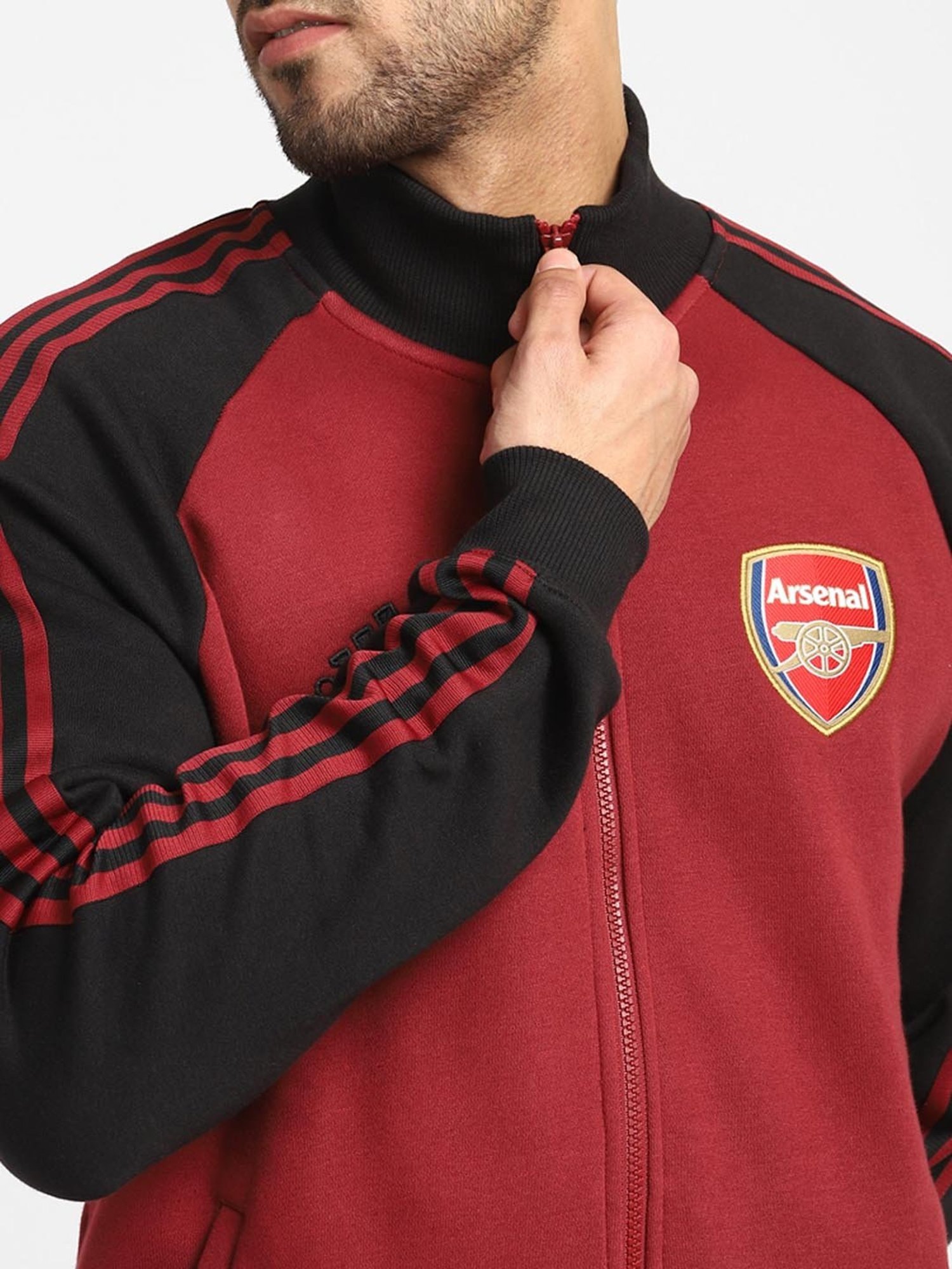 adidas Red Full Sleeves Jacket