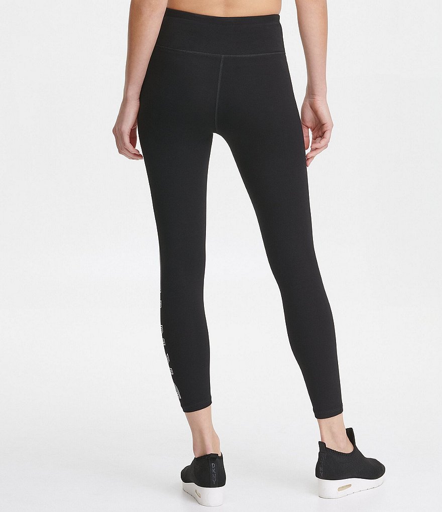 DKNY Sport High Waist 7/8 Track Logo Leggings