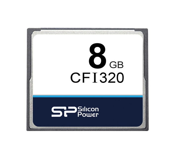 8GB Silicon Power CFI320 Industrial CompactFlash Memory Card 0-70u2103 MLC