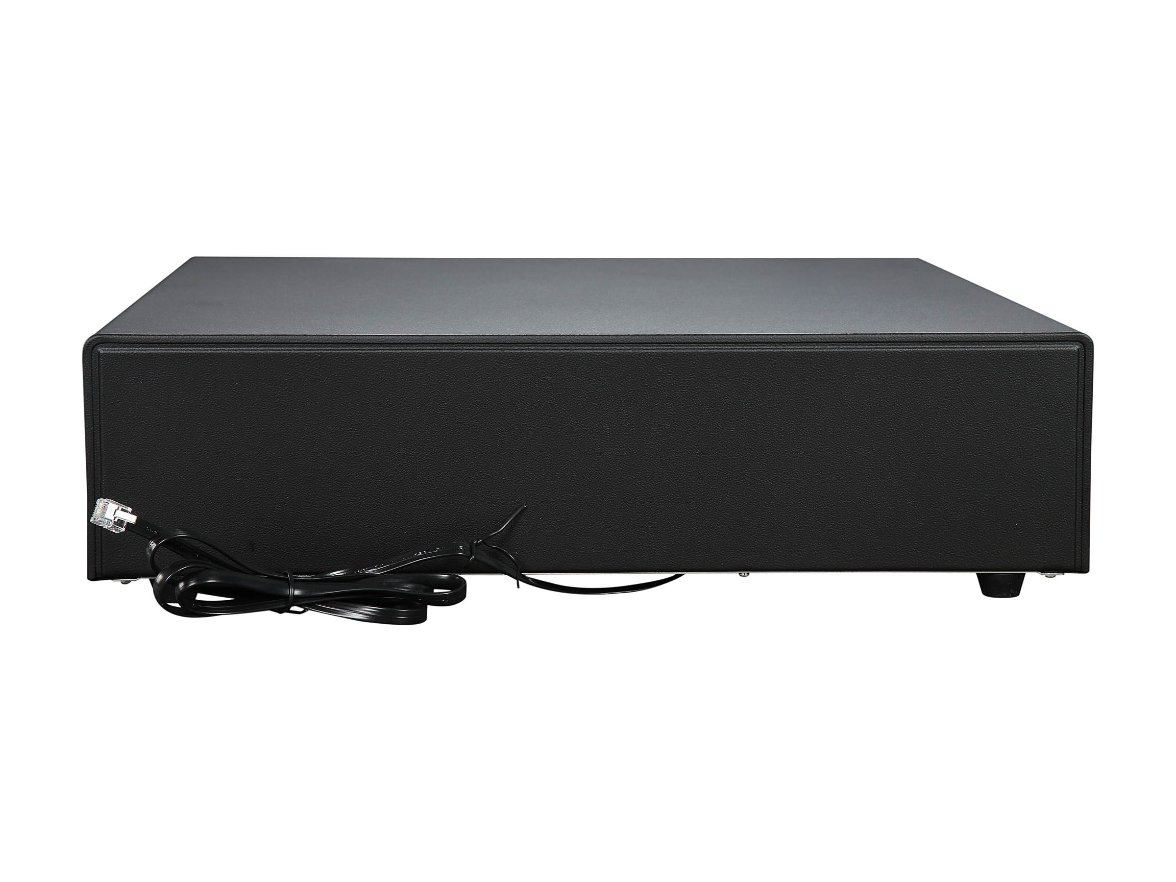 Logic Controls CD415 Economy Cash Drawer, Hardwired RJ12, Compatible with Epson or Star Printers, 16" x 16" x 4.5", Black