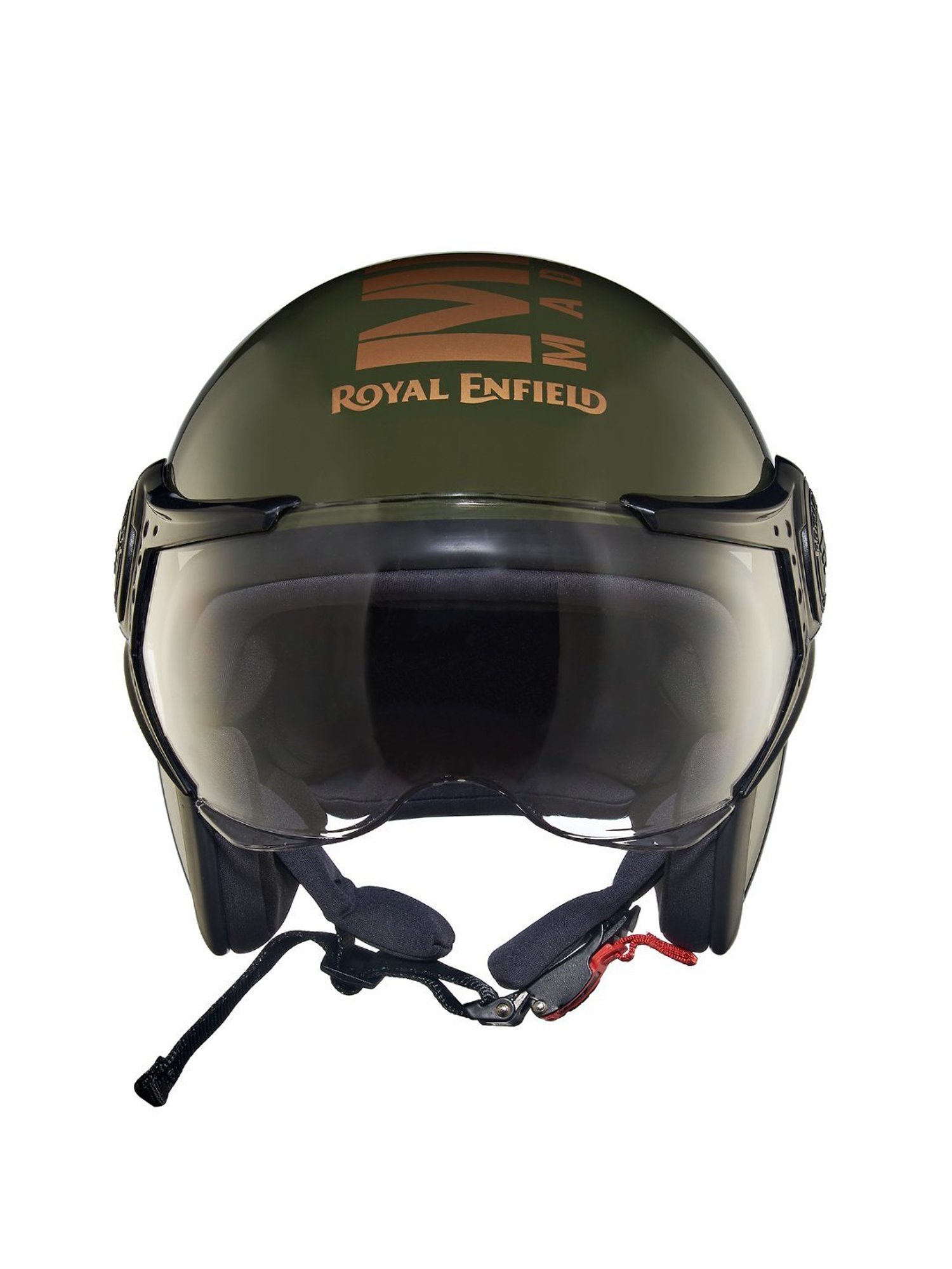 Royal Enfield Green MLG Open Face Helmet - XL
