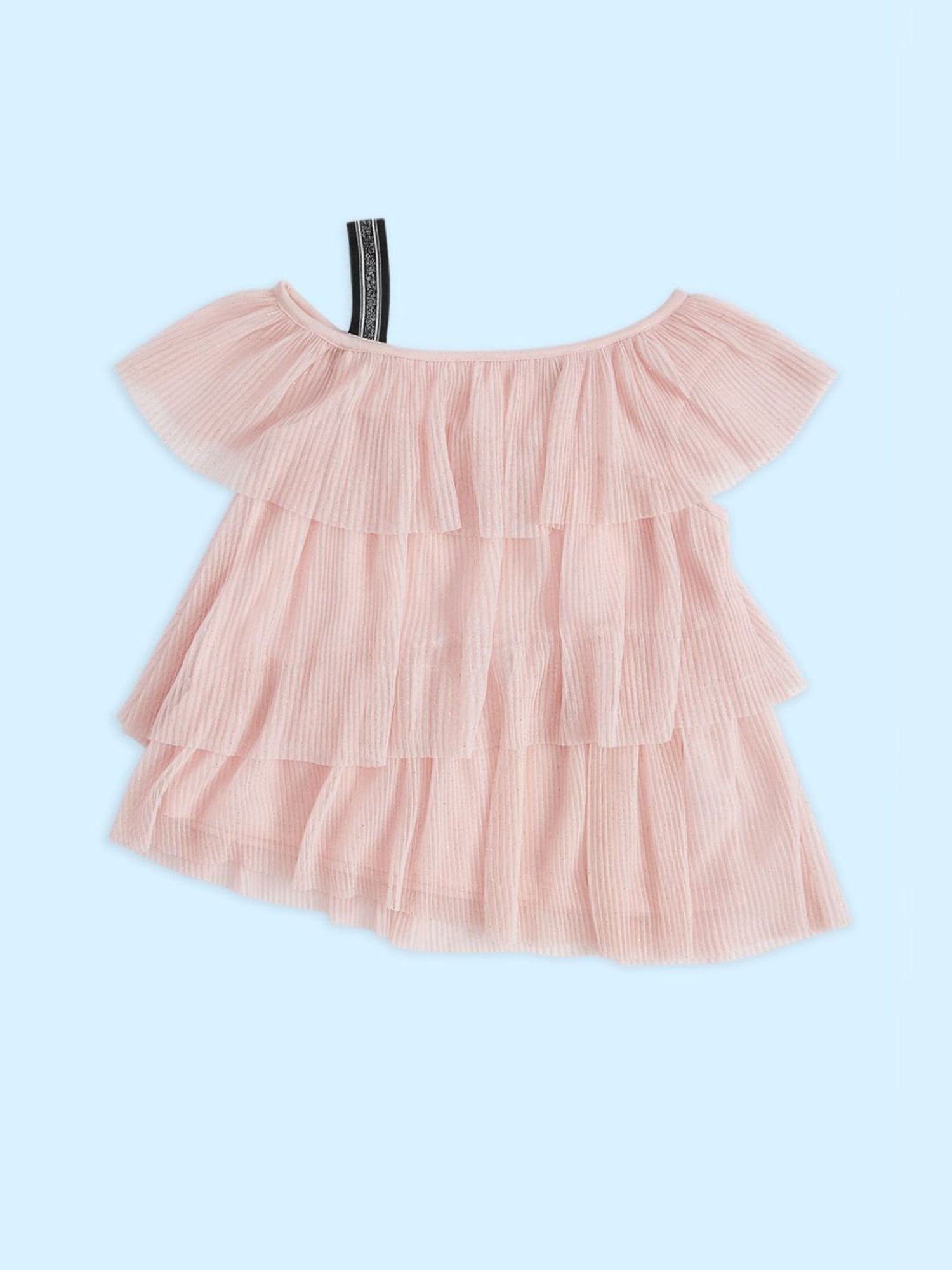 Tiny Girl Kids Pink Solid Top