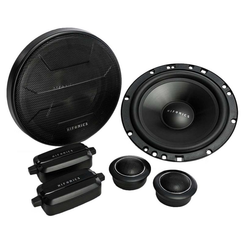 Hifonics Zeus 6.5" 2 Way 400W Component Speaker System Pair | ZS65C (4 Pack)